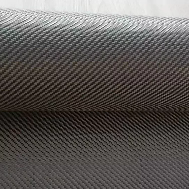 Twill Weave Carbon Fiber na Tela